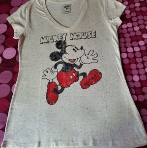 Mickey Mouse Old Navy V-Neck T-Shirt